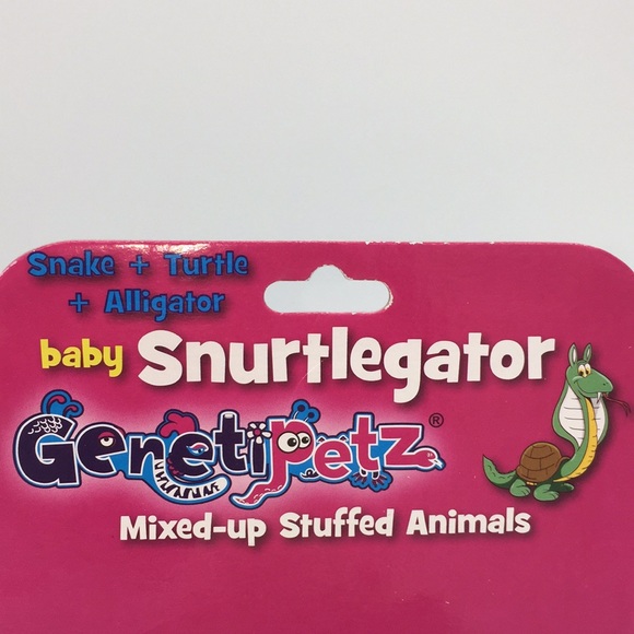 Genetipetz Snurtlegator Snake Turtle Alligator Plush Stuffed Animal - Picture 2 of 11